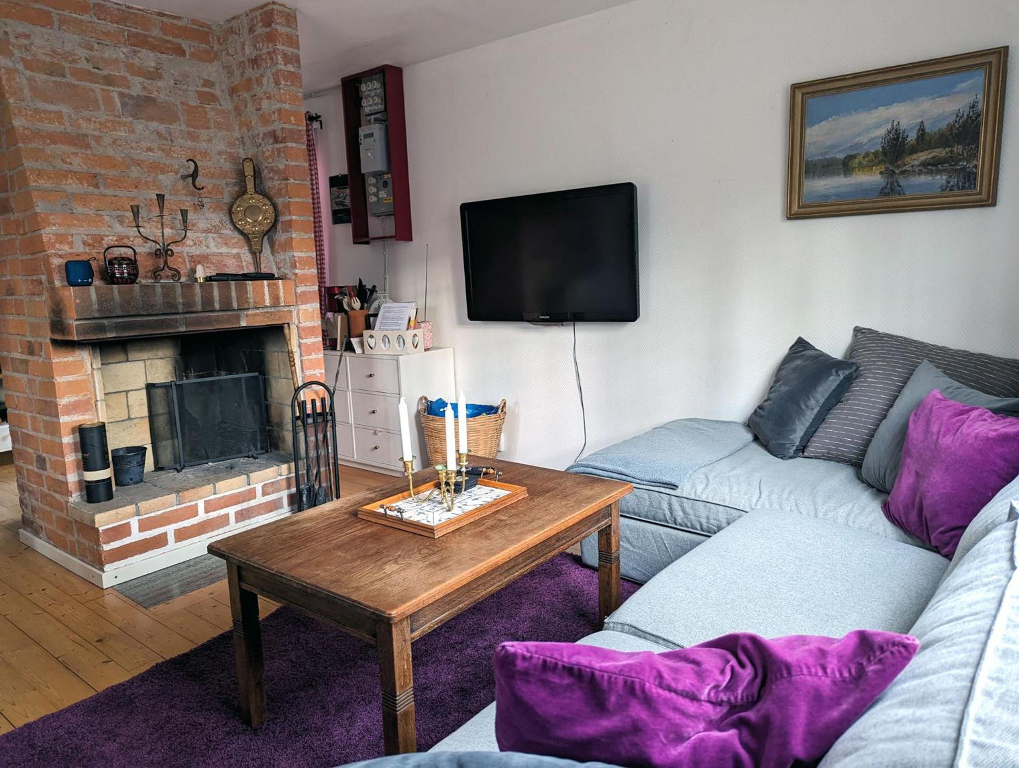 Mysig Stuga Med Oeppen Spis Och Uteplats Fröseke Exteriér fotografie